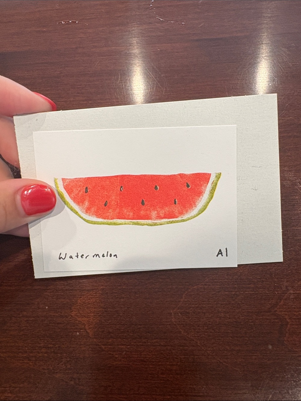 Anastasia inciardi mini print - Watermelon - From Book Love Plymouth Ma